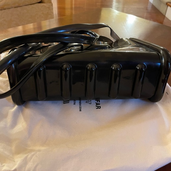 Melissa x Telfar Medium Black Jelly Bag - Picture 6 of 7